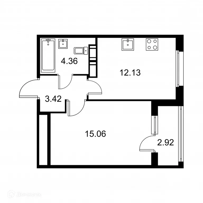 Продаётся 1-к квартира, 36.4 м - Фото 0