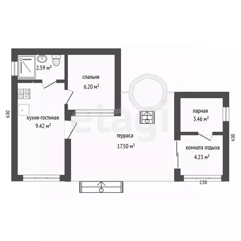 Дом в Тюменская область, Тюменский муниципальный округ, Воскресенье-1 ... - Фото 1
