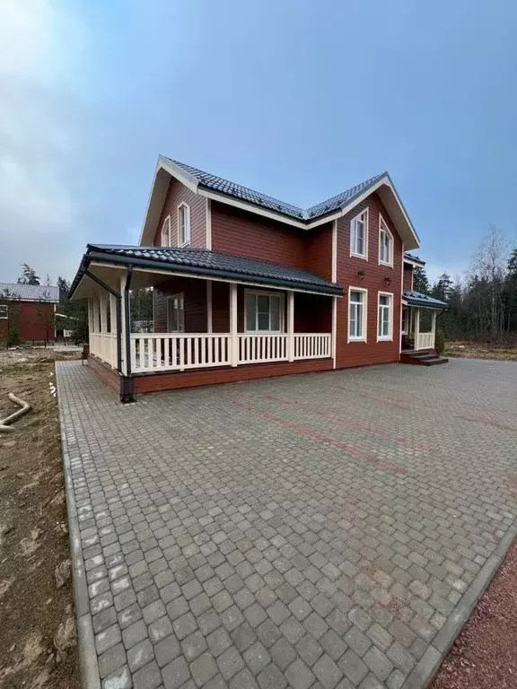 Дом в Ленинградская область, Приозерский район, Сосновское с/пос, д. ... - Фото 1