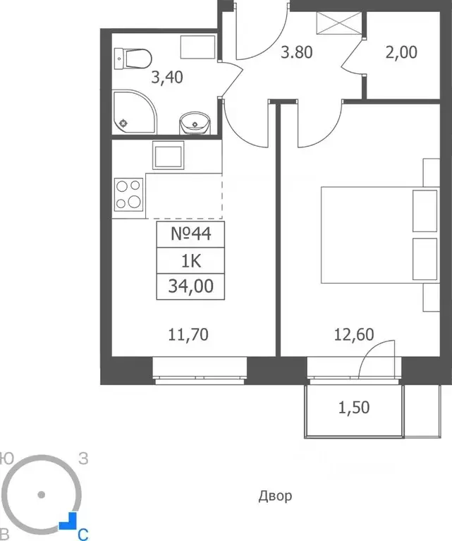 1-к кв. Ярославская область, Ярославль ул. Большая Октябрьская, 85 ... - Фото 1