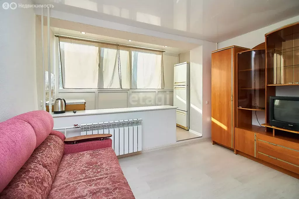 Квартира-студия: Тюмень, улица Судостроителей, 38 (17 м) - Фото 1