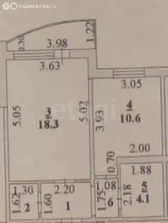 1-комнатная квартира: Липецк, улица С.М. Шерстобитова, 20 (40.8 м) - Фото 0