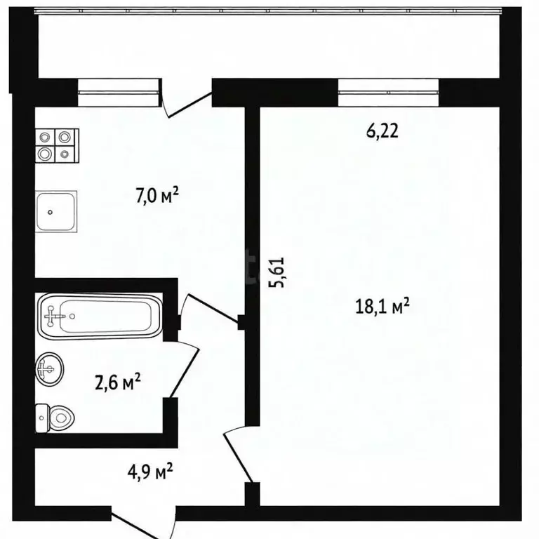 1-к кв. Ярославская область, Ярославль Липовая Гора жилрайон, пер. ... - Фото 0