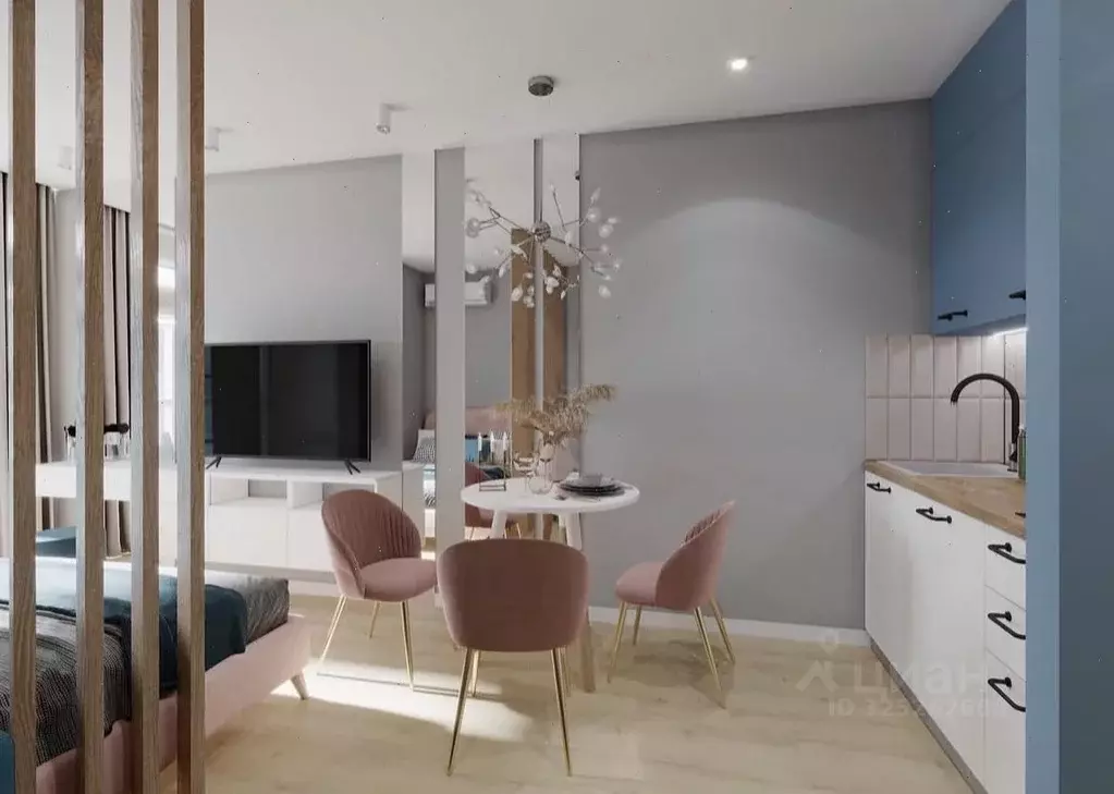 Студия Краснодарский край, Сочи Бытха мкр, ул. Ясногорская, 16/8к2 ... - Фото 2