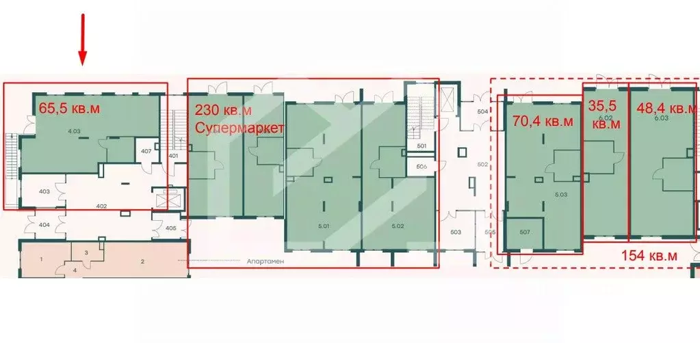 Торговая площадь в Московская область, Одинцовский городской округ, с. ... - Фото 2