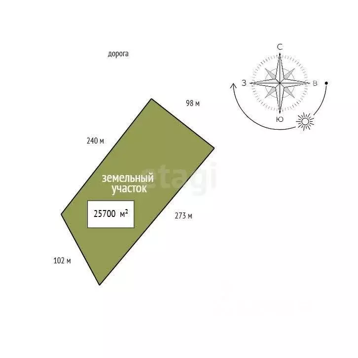 Участок в Красноярский край, Сосновоборск 7-й мкр,  (257.0 сот.) - Фото 2