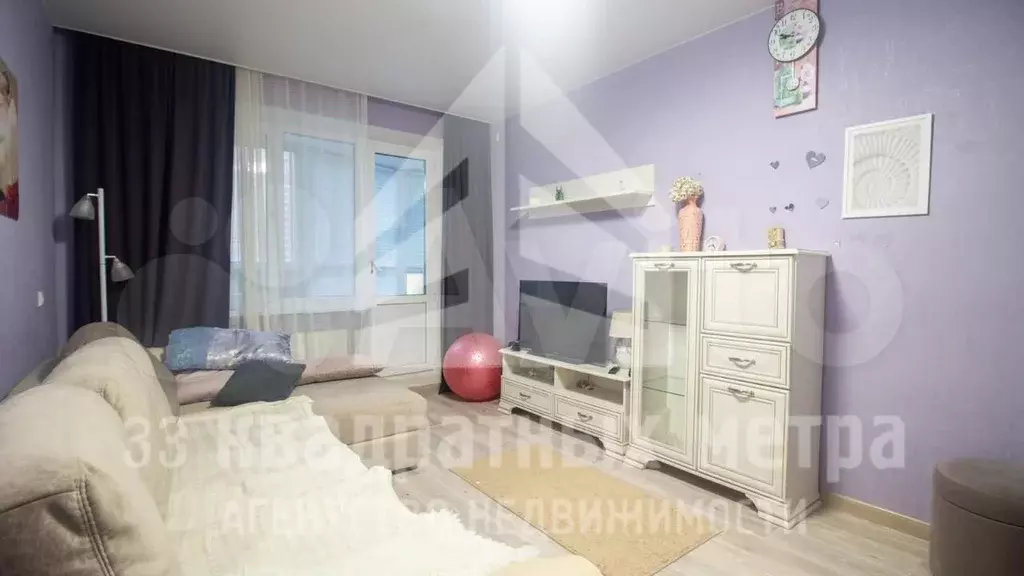 1-к. квартира, 40 м, 2/10 эт. - Фото 1