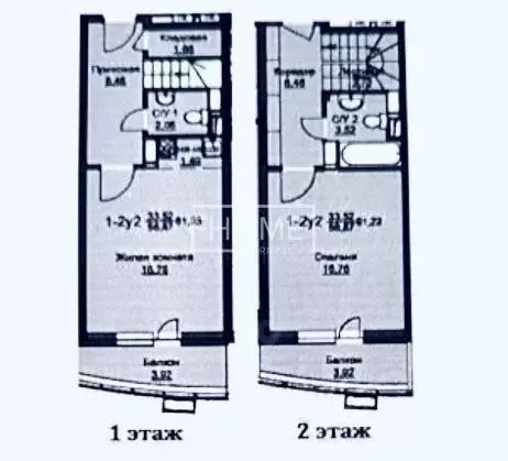Квартира, 2 комнаты, 58 м - Фото 1