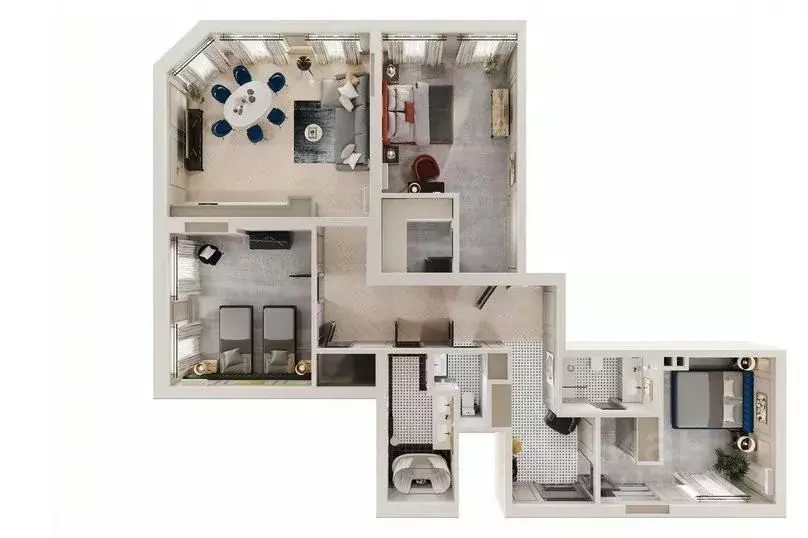 4-к кв. Санкт-Петербург наб. Реки Фонтанки, 51-53 (130.0 м) - Фото 1