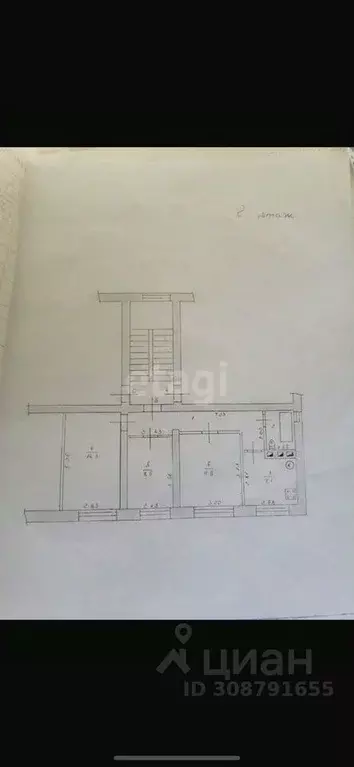 3-к кв. Тверская область, Кашин Заводская ул., 12 (54.0 м) - Фото 1