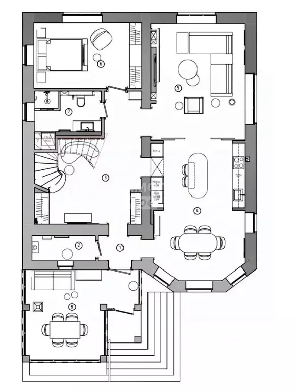 Коттедж в Смоленская область, Смоленск Вяземская ул. (218 м) - Фото 2