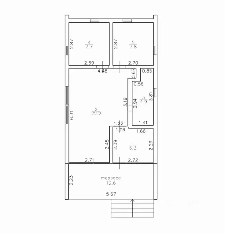 Дом в Ленинградская область, Ломоносовский район, Ропшинское с/пос, ... - Фото 1