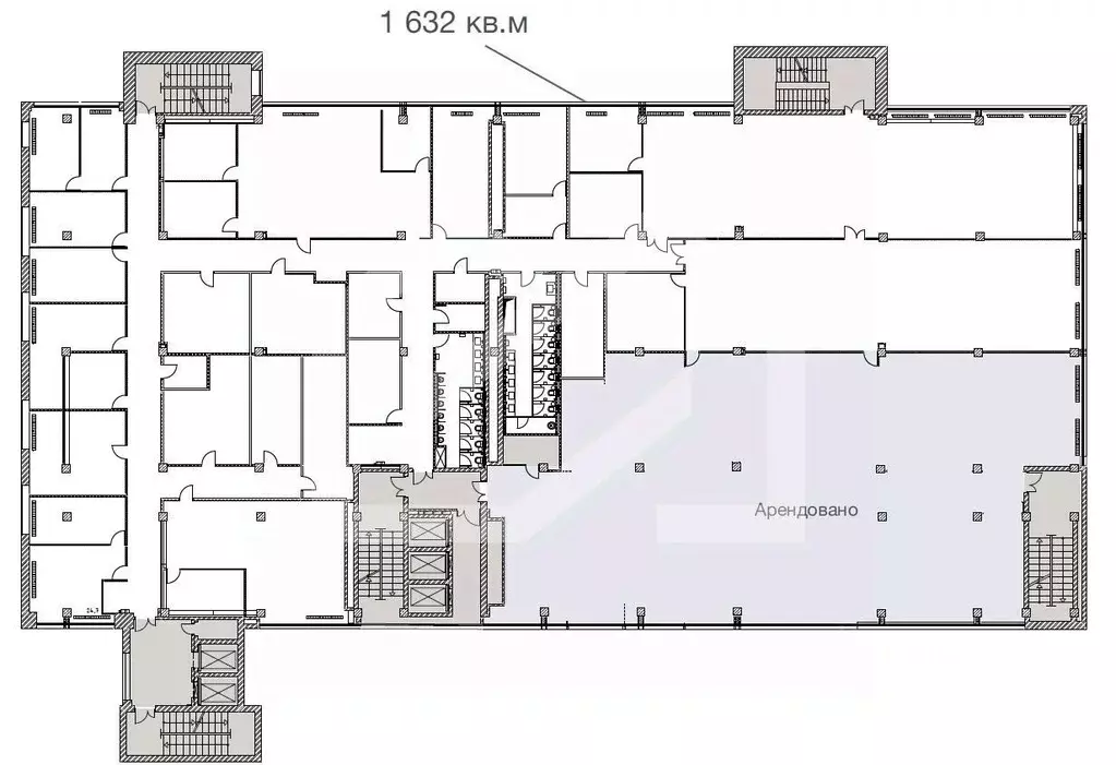 Помещение свободного назначения в Москва Верейская ул., 11 (1632 м) - Фото 2