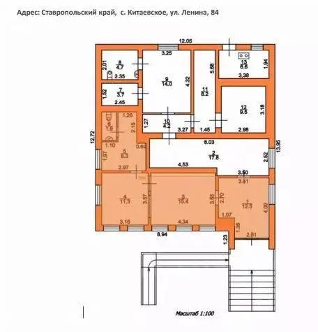 Помещение свободного назначения в Ставропольский край, Новоселицкий ... - Фото 0