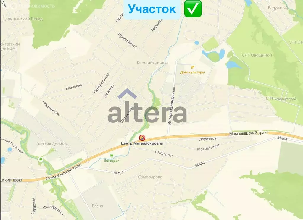 Участок в жилой массив Константиновка, Лесная улица (10.4 м) - Фото 1