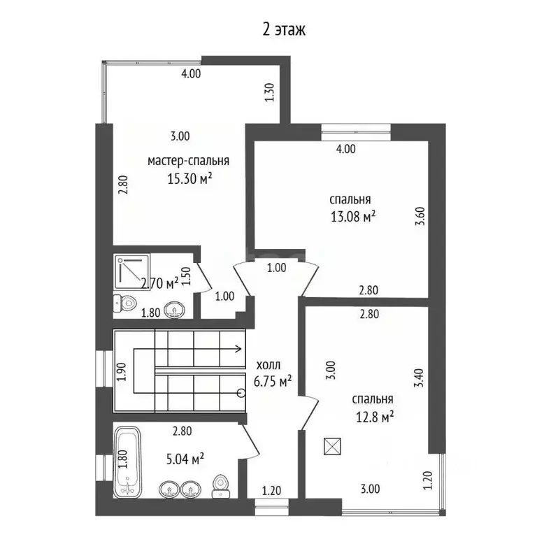 Дом в Севастополь с. Родниковское, ул. Куликова, 5А (130 м) - Фото 2