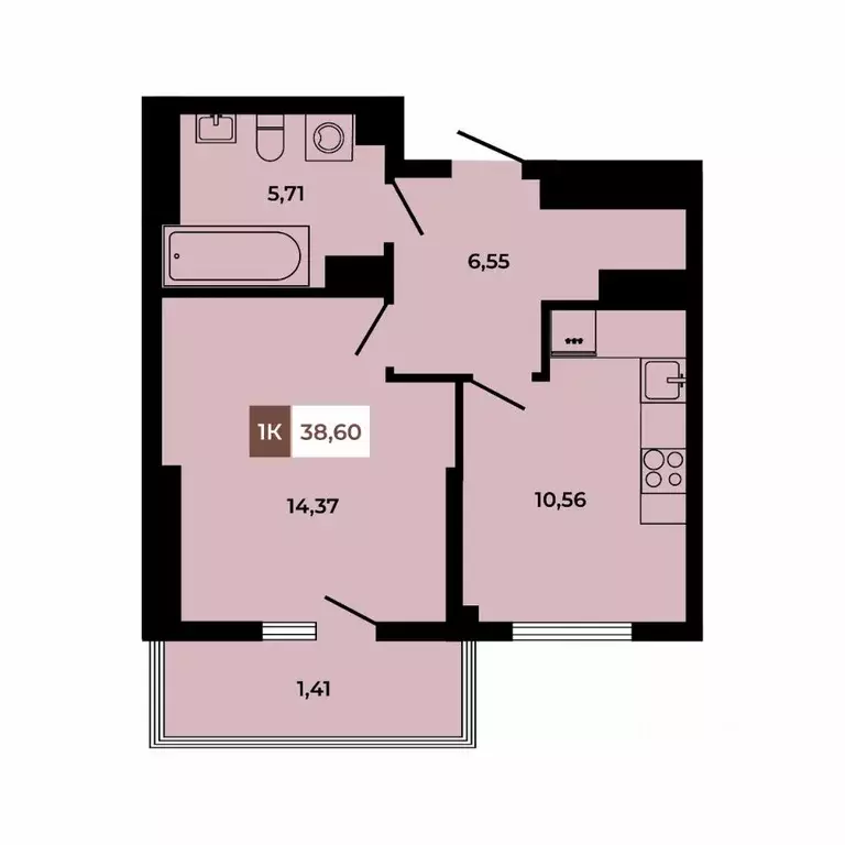 1-к кв. Ростовская область, Аксайский район, Щепкинское с/пос, пос. ... - Фото 1