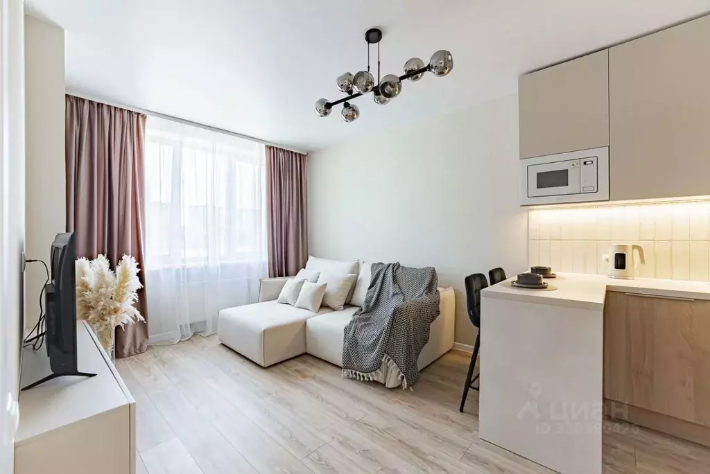 1-к кв. Свердловская область, Екатеринбург ул. Крауля, 107/2 (35.0 м) - Фото 1