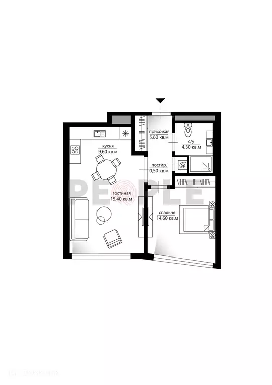 Продаётся 2-к квартира, 49 м - Фото 0