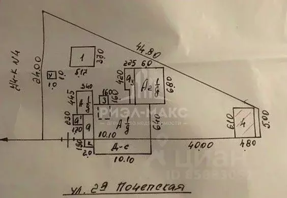 Участок в Брянская область, Брянск 2-я Почепская ул., 2 (9.5 сот.) - Фото 2