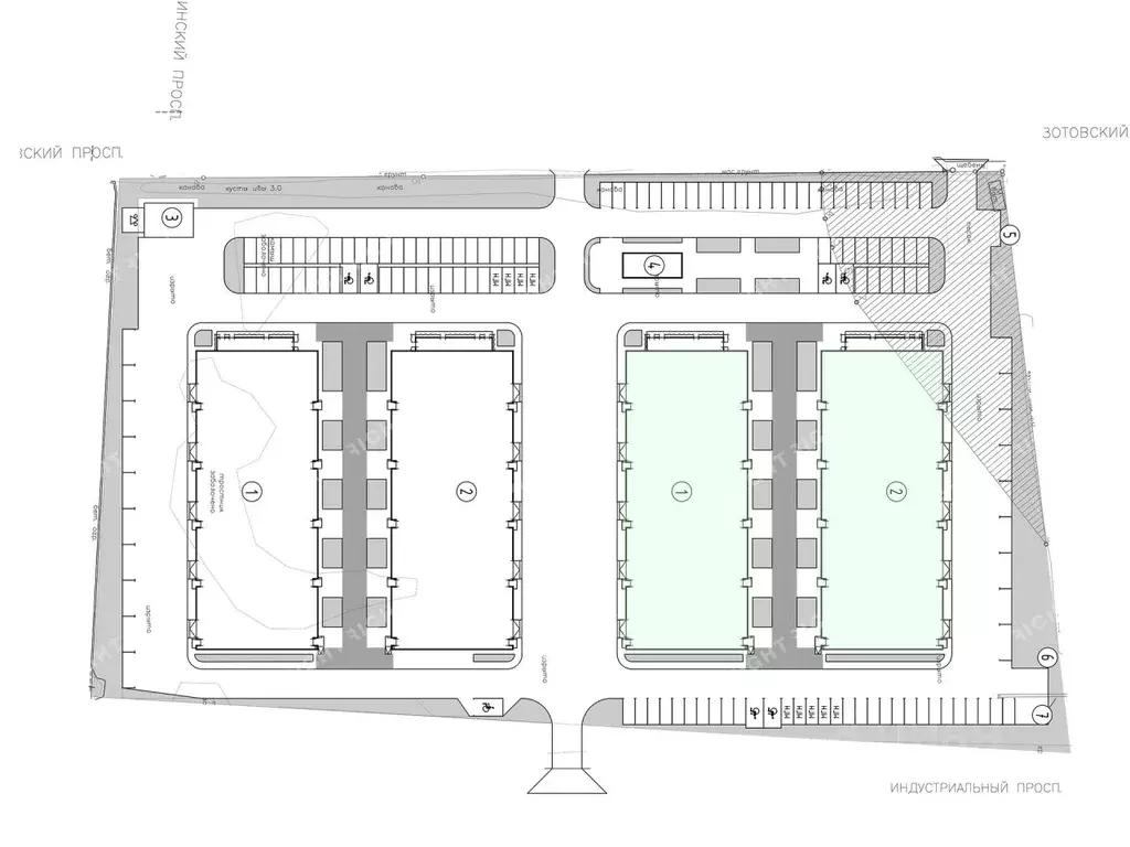 Склад в Санкт-Петербург просп. Зотовский, 5 (4200 м) - Фото 2