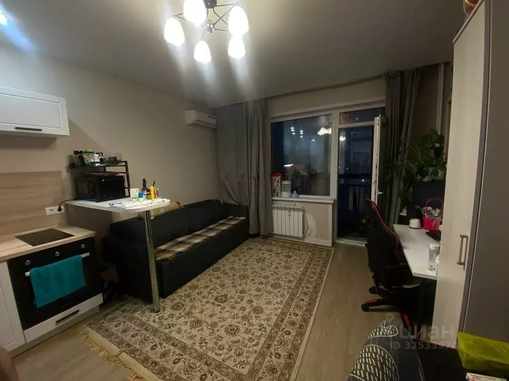 Студия Новосибирская область, Новосибирск Армавирская ул., 1 (27.0 м) - Фото 1