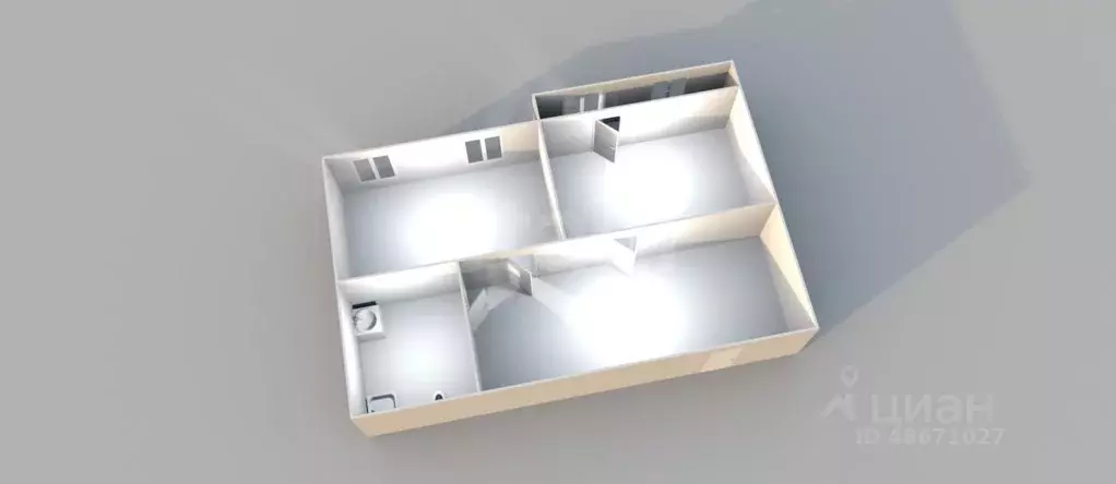 2-к кв. Сахалинская область, Южно-Сахалинск Физкультурная ул., 24 ... - Фото 2