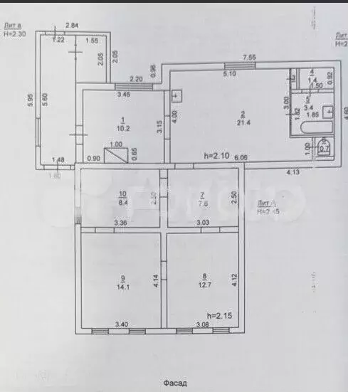 Дом 82,2 м на участке 6 сот. - Фото 1