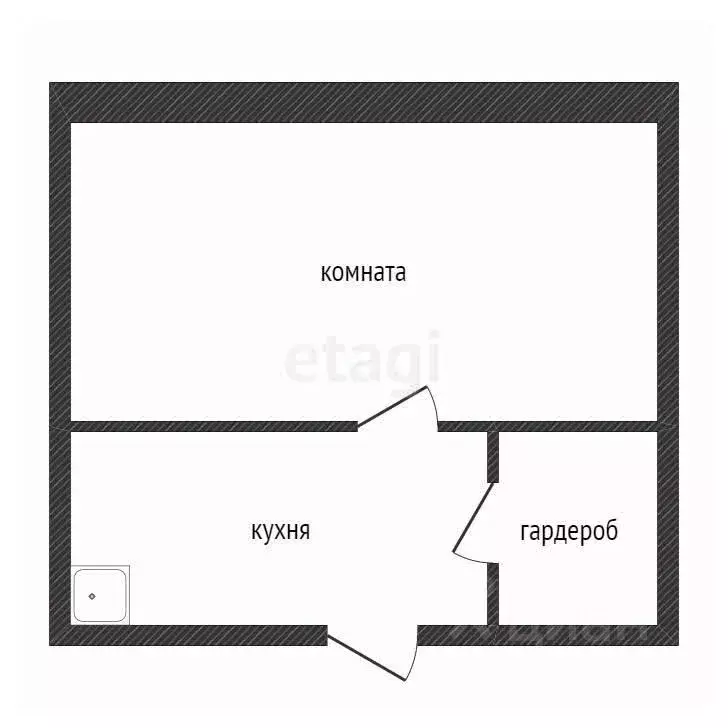 Комната Ленинградская область, Кириши Советская ул., 11 (14.8 м) - Фото 1