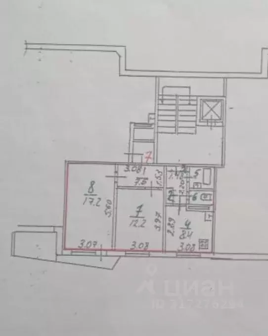 2-к кв. Орловская область, Орел ул. Маринченко, 23 (50.2 м) - Фото 1