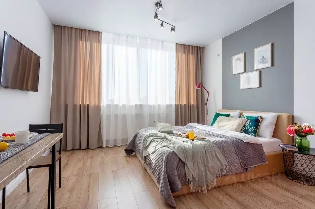 Студия Краснодарский край, Краснодар ул. Героя Пешкова, 14к2 (27.2 м) - Фото 1