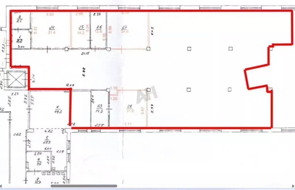 Помещение свободного назначения в Москва Полковая ул., 3 (600 м) - Фото 2