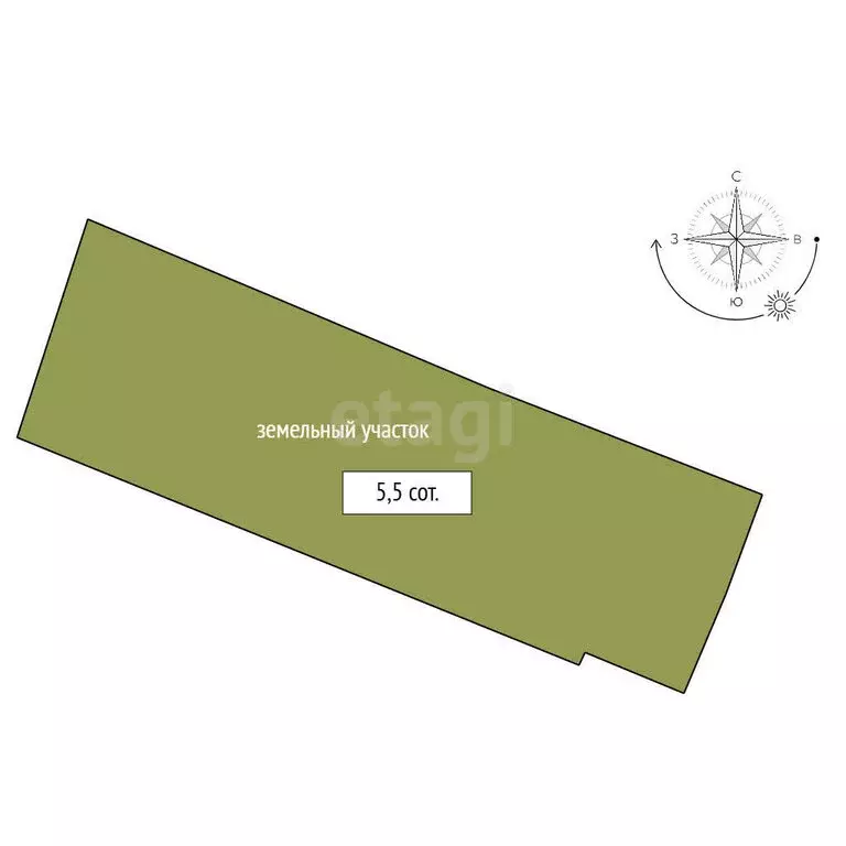 Участок в Кыштым, улица Спартака (5.5 м) - Фото 1