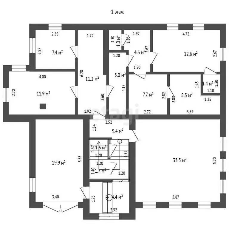 Дом в село Загородный, улица Булгакова (214 м) - Фото 1