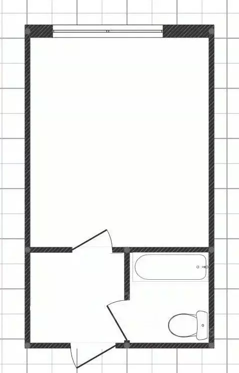 1-к кв. Липецкая область, Липецк ул. Космонавтов, 18 (14.6 м) - Фото 2