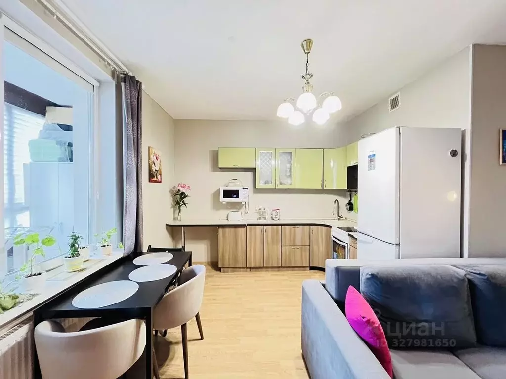 1-к кв. Ленинградская область, Кудрово г. Всеволожский район, ... - Фото 2