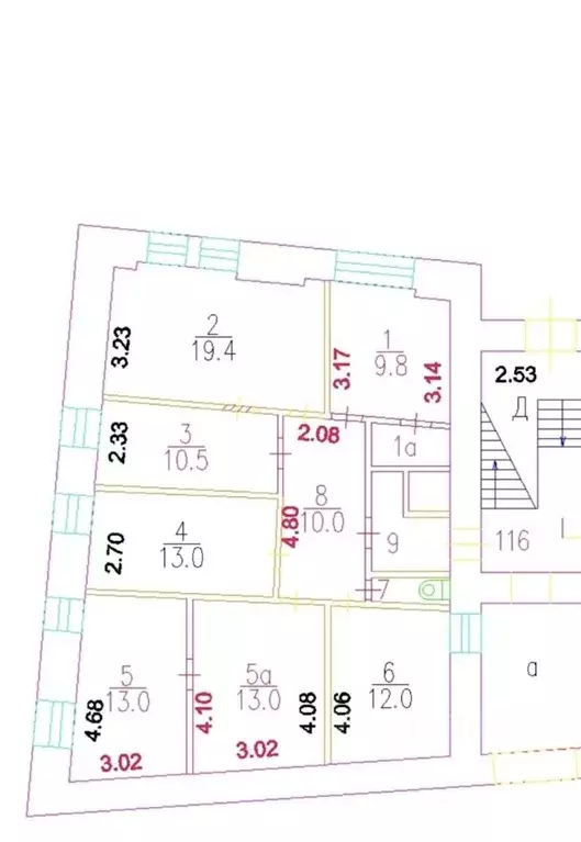 Помещение свободного назначения в Москва ул. Волхонка, 5/6С4 (116 м) - Фото 2