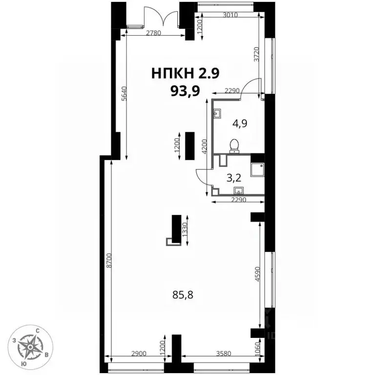 Помещение свободного назначения в Московская область, Ленинский ... - Фото 2