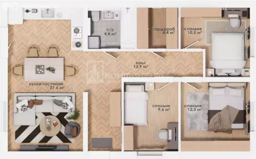 Дом в муниципальное образование Новосельское, деревня Бельково (85 м) - Фото 2