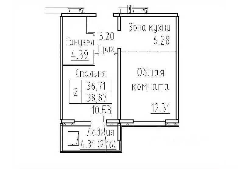 2-к кв. Новосибирская область, Новосибирский район, Мичуринский ... - Фото 0