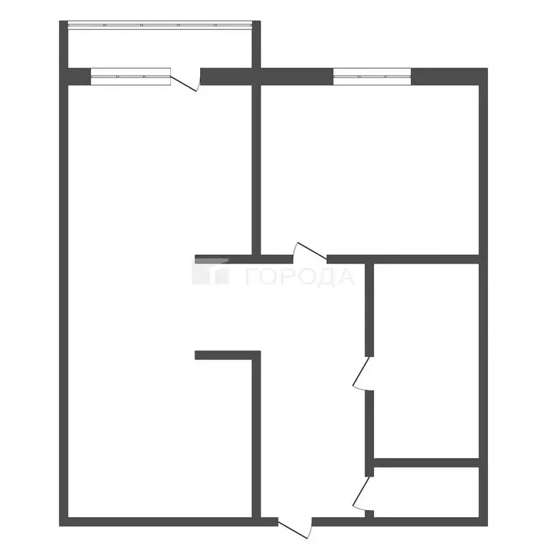 1-комнатная квартира: Барнаул, проспект Строителей, 38А (31.4 м) - Фото 1