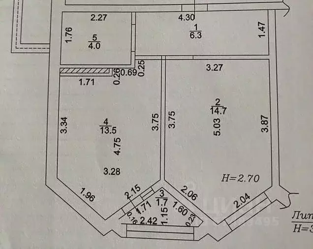 1-к кв. Краснодарский край, Анапа ш. Супсехское, 4к3 (40.2 м) - Фото 2