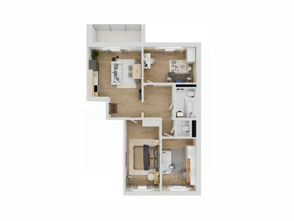3-к кв. Челябинская область, Миасс бул. Карпова, 3 (80.44 м) - Фото 0