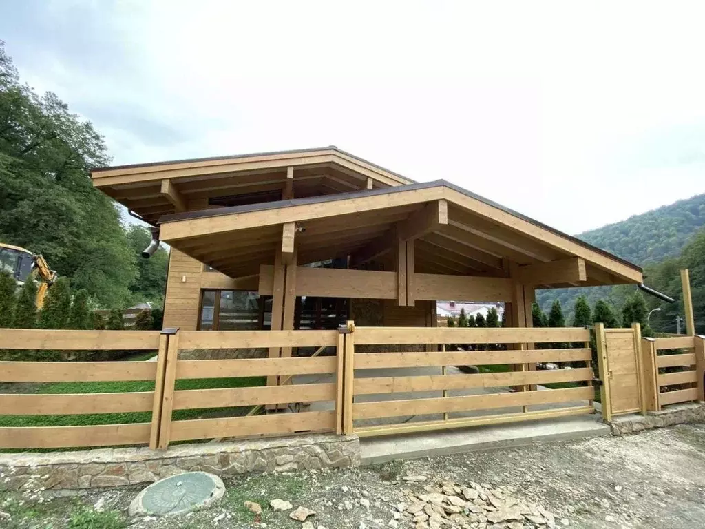 Дом в Краснодарский край, Сочи Красная Поляна пгт, ул. Ачишховская ... - Фото 2