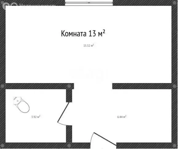Квартира-студия: Оренбург, улица Конституции СССР, 24/1к1 (13 м) - Фото 1