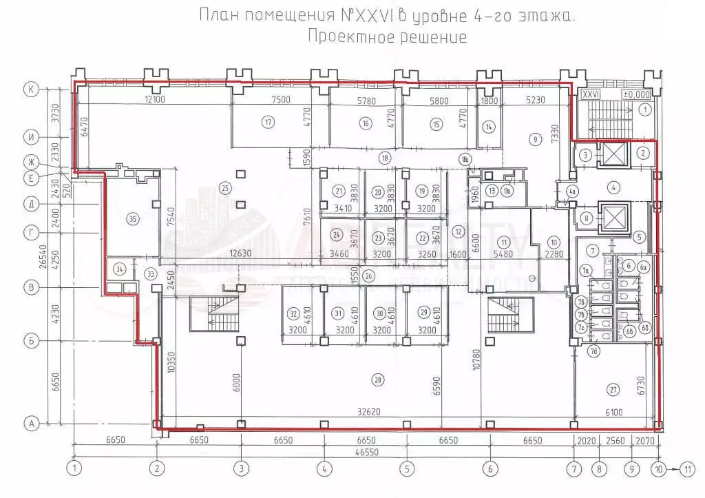 Двухуровневый Офис, 1819.8 м - Фото 0