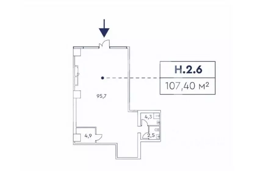 Торговая площадь в Москва просп. Мира, 222 (107 м) - Фото 2