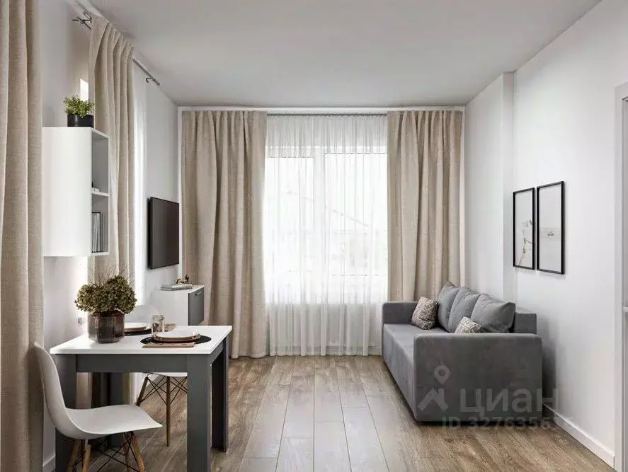 Студия Санкт-Петербург ул. Архивная, 3к1 (18.63 м) - Фото 1