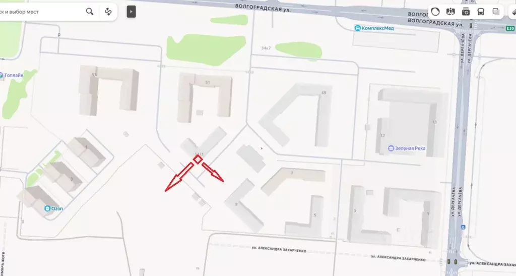 Торговая площадь в Омская область, Омск Волгоградская ул., 51/1 (70 м) - Фото 1