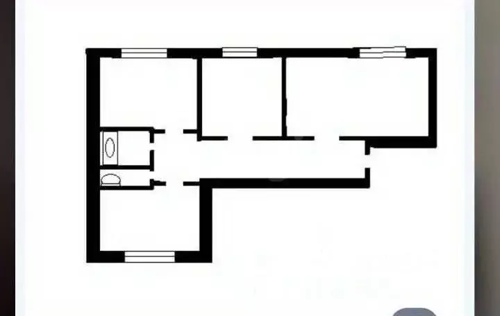 3-к кв. Смоленская область, Ярцево ул. Энтузиастов, 45 (65.1 м) - Фото 2